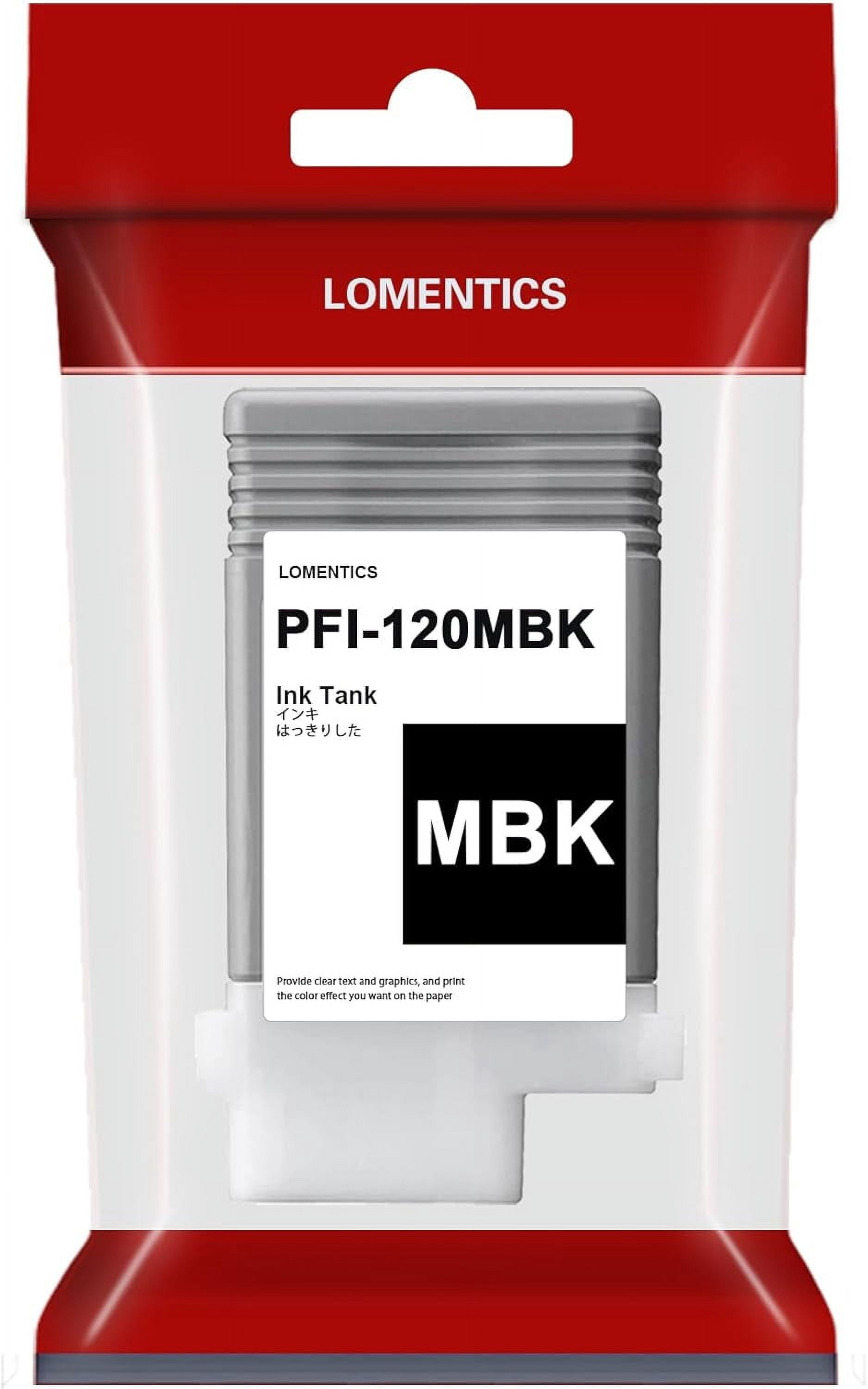 Cartouche D'encre Canon Compatible PFI-120MBK Noire Mat - Par NOPAN-INK - Imprimantes ImagePROGRAF