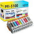 thumbnail image 1 of PFI-5100 Ink Cartridges Compatible for Canon PFI-5100 Ink Cartridge Work for Canon ImagePROGRAF PRO-310 PRO310 Printers, 1 of 8