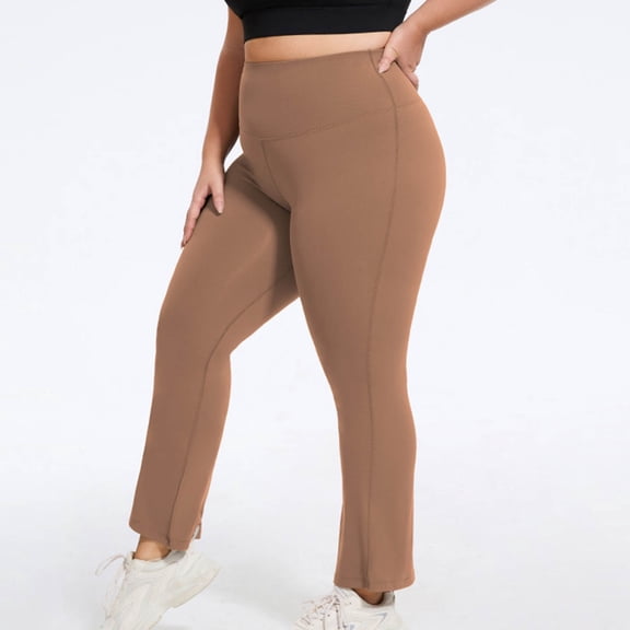 PFRNLF Flare Leggings for Women Plus Size Bootcut Yoga Pants for Women High Waisted Flared Leggings Dress Pants