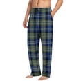 thumbnail image 1 of CYiJun Mens Soft Pajama Pants Sleepwear Flannel Pjs Bottoms Sleep Lounge Long Pant with Drawstring & Pockets, 1 of 6