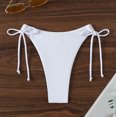 thumbnail image 1 of PFRNLF High Waisted Ruched Bikini Bottoms for Women Full Coverage Bathing Swimsuit Adjustable Side Tie Swim Briefs, 1 of 6