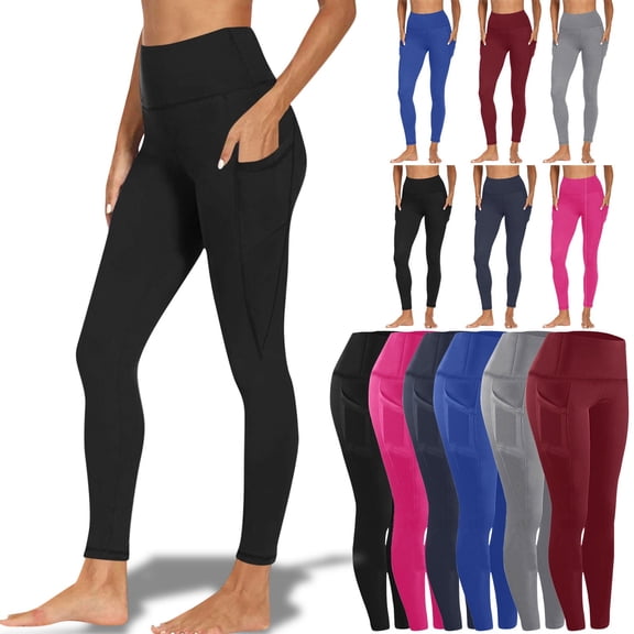 PFRNLF Leggings for Women with Pockets,Buttery Soft Stretchy High Waisted Tummy Control Yoga Pants
