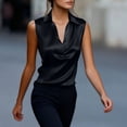 thumbnail image 1 of PFRNLF Silk Satin Tank Tops for Women Summer V Neck Casual Camisoles Sleeveless Business Work Dressy Blouses, 1 of 8