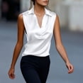 thumbnail image 1 of PFRNLF Silk Satin Tank Tops for Women Summer V Neck Casual Camisoles Sleeveless Business Work Dressy Blouses, 1 of 8