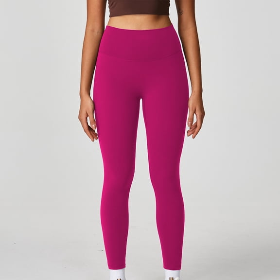 PFRNLF No Boundaries Thick High Waist Yoga Pants,Tummy Control Workout Running Yoga Leggings for Women