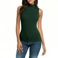 thumbnail image 1 of PFRNLF Turtleneck Tank Tops for Women Sleeveless Mock Neck Slim Fit Stretchy Layer Tops, 1 of 9
