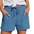 thumbnail image 1 of PFRNLF Womens Casual Shorts Comfy Summer Drawstring High Waist Shorts, 1 of 8