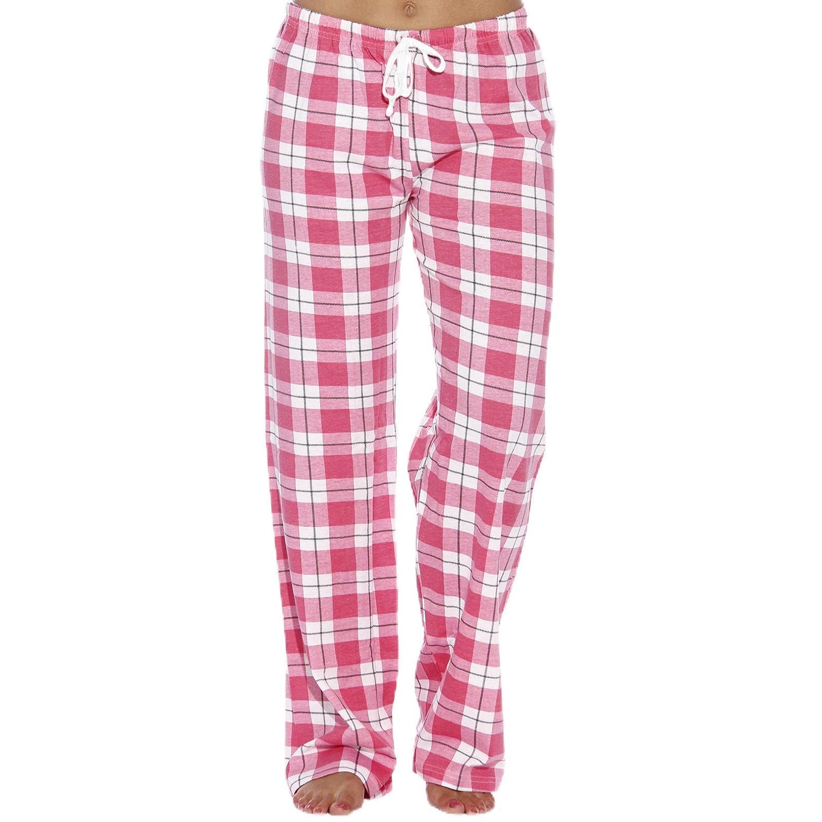 PFRNLF Womens Flannel Pajama Pants Ultra-Soft Comfy Pj Bottom Stretch ...