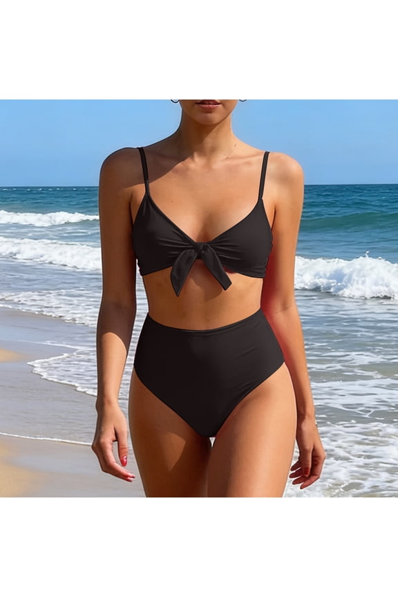 Womens High Waisted Bikini Sets Two Piece Swimsuit Sexy Bathing Suits