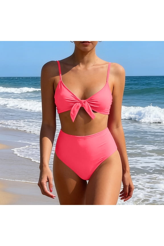 Womens High Waisted Bikini Sets Two Piece Swimsuit Sexy Bathing Suits