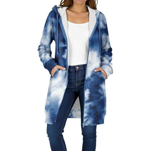 PFRNLF No Boundaries Zip Up Hoodies for Women Long Sleeve Oversized Sweatshirts Casual Lightweight Fleece Jackets with Pockets