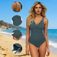 thumbnail image 1 of PFRNLF One Piece Swimsuits for Women Tummy Control Front Cross Bathing Suits, 1 of 8