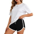 thumbnail image 1 of PFRNLF Shorts for Women Summer Casual Ultra-Soft Dolphin Booty Athletic Gym Sports Lounge Casual Shorts, 1 of 8