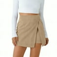 thumbnail image 1 of PFRNLF Skirts for Women with Shorts Underneath Summer Trendy Casual High Waisted Corduroy Mini Pencil Skirt, 1 of 9