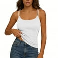 thumbnail image 1 of PFRNLF Tank Tops for Women with Built in Bra Summer Adjustable Spaghetti Straps Ribbed Knit Camisole, 1 of 9
