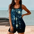 thumbnail image 1 of PFRNLF Tankini Swimsuits for Women Tummy Control Two Piece Bathing Suits Flowy Swim Tops with Boy Shorts, 1 of 6