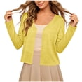 thumbnail image 1 of PFRNLF Women's Cardigan Casual Knit Long Sleeve Open Front Lightweight Cardigans, 1 of 7