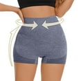 thumbnail image 1 of PFRNLF Women's Gym Shorts High Waisted Tummy Control Butt Lifting Scrunch Butt Seamless Booty Shorts, 1 of 9