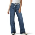 thumbnail image 1 of PFRNLF Women's Wide Leg Jeans Drawstring High Waisted Baggy Stretchy Denim Pants, 1 of 8