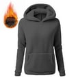 thumbnail image 1 of PFRNLF Womens Fuzzy Sherpa Hoodie Sweatshirts Winter Warm Loose Cozy Long Sleeve Hooded Pullover, 1 of 8
