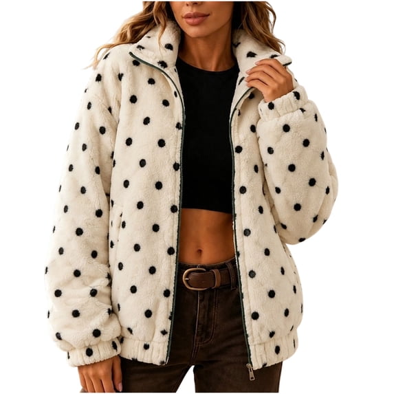 PFRNLFNo Boundaries Women's Fleece Sherpa Jackets Lightweight Warm Winter Coats Soft Zip Up Fuzzy Outerwear