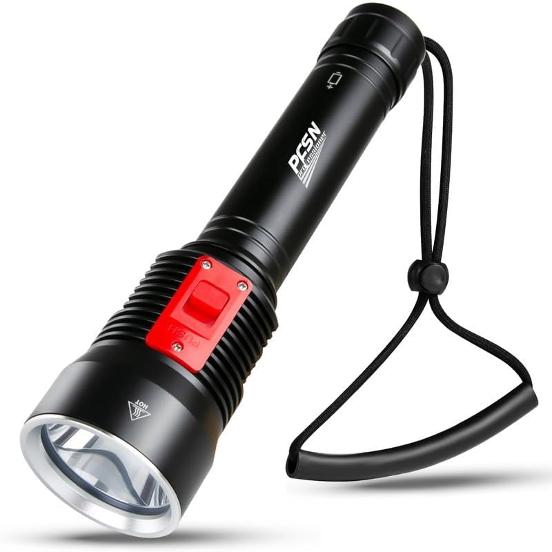 PFSN Dive Light Scuba Flashlight, 4000 Lumen Professional Diving Light ...