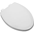 PFTSHEC2000WH PFTSHEC2000 Elongated ClosedFront Toilet Seat with Quick