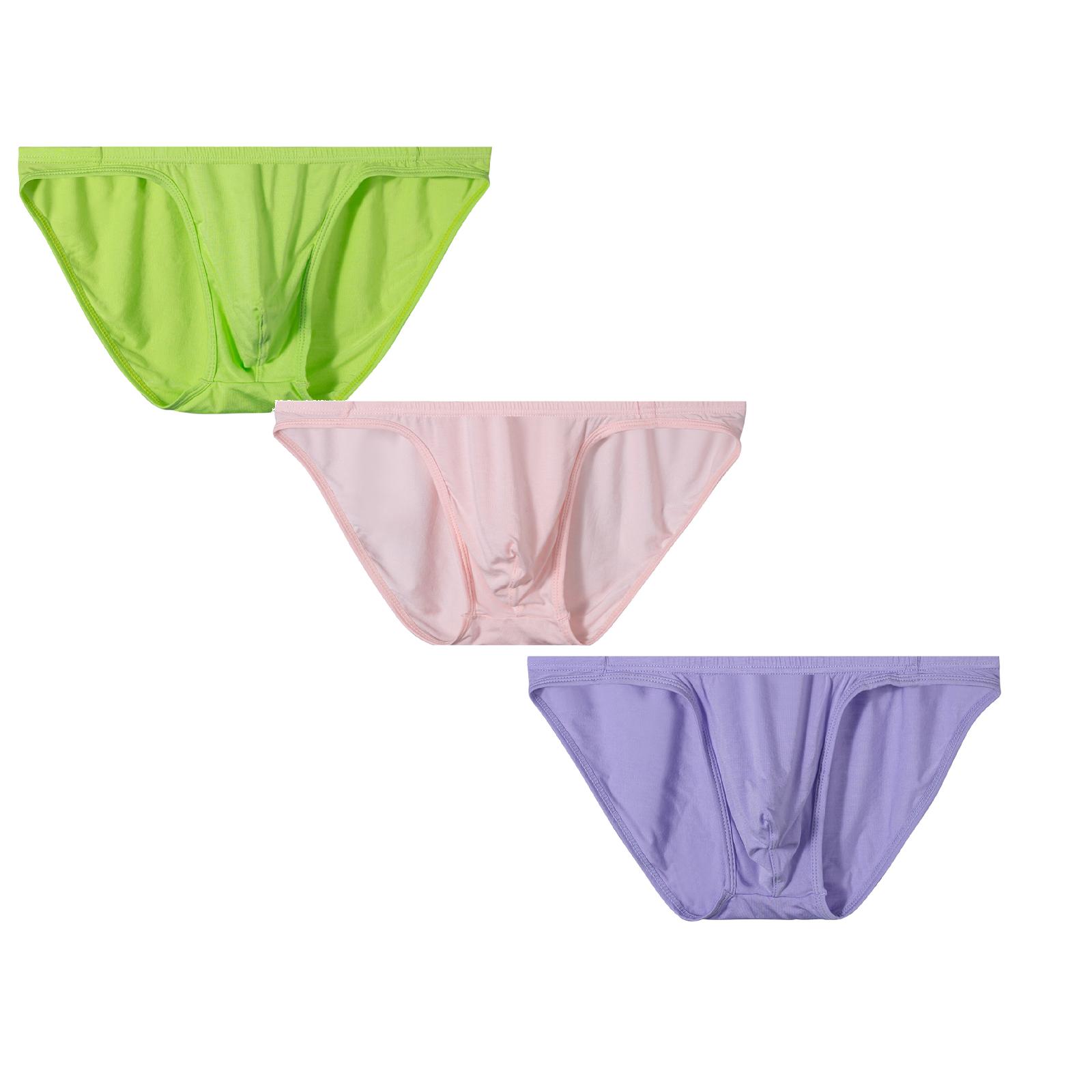Knocker Men's Ultra Stripe Cotton Knocker Bikini Brief Underwear - 6 Pack, Assorted Colors, Sizes S-XL