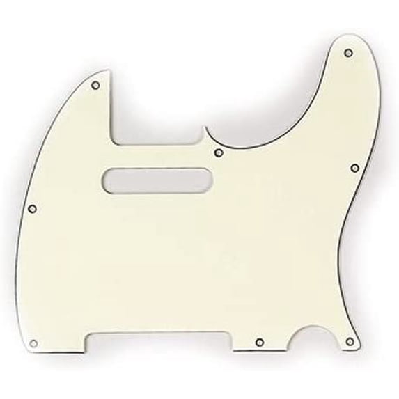 Allparts Telecaster Pickguard 3 Ply Vintage Cream