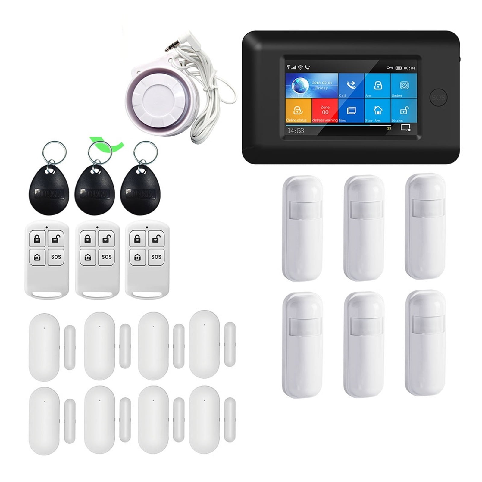 PG106 4G GSM GPRS Wireless 433MHz Smart Home Security Alarm Systems