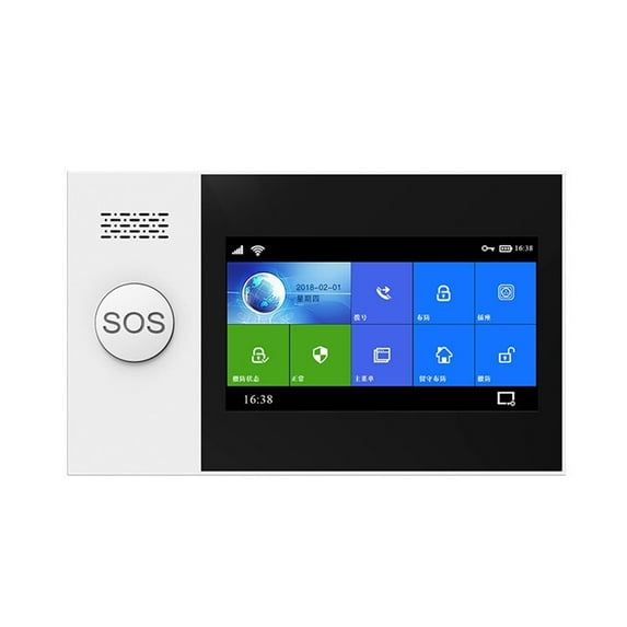 PG-107 Tuya Wireless Home WIFI GSM Home Security With Motion Detector Sensor Burglar Alarm System APP Control Support Voice ,Easy to Setup