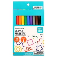 10-Count Pen+Gear Classic Markers, Fine Tip (Assorted Colors)