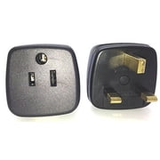 PG-12UK USA to UK, China, Ireland Outlet Travel Plug Adapter Grounded with Fuse, Type G BS 1363 Standard