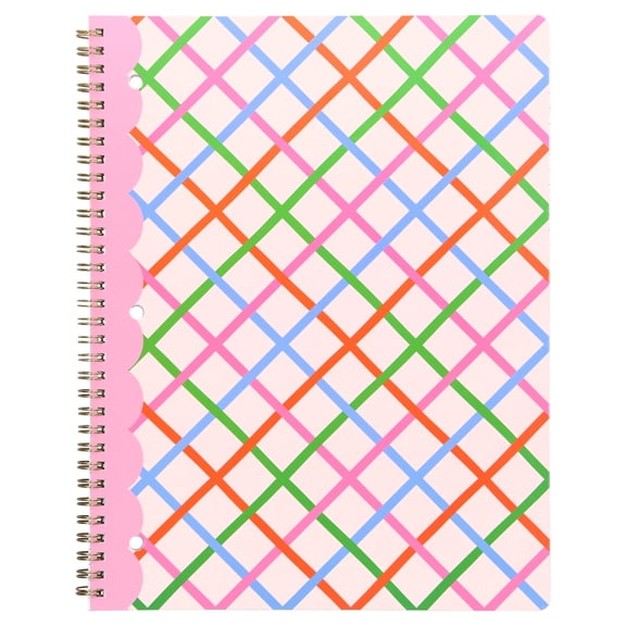 Pen+Gear College Ruled 1-Subject Notebook, 8.5" x 11", Multicolor Weave, 80 Sheets
