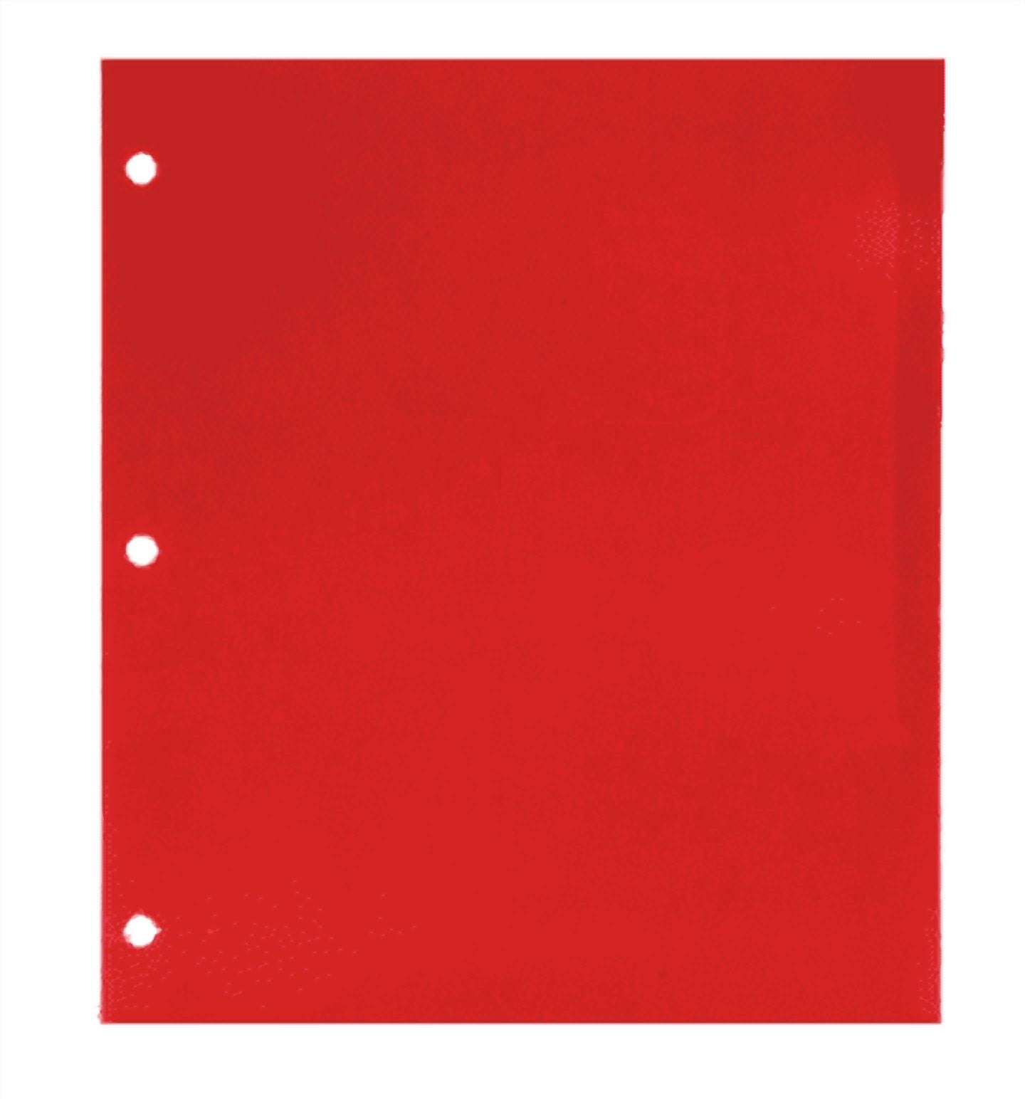 Pen+Gear 2-Pocket Poly Folders, Assorted Colors, 10 Count