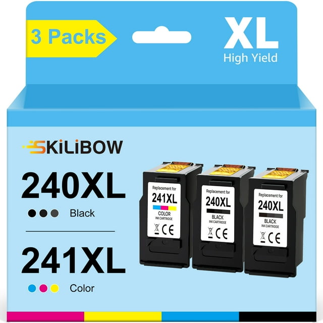 Canon PG240 XL CL241 XL Ink Cartridges, 3Pack for PIXMA MG3620
