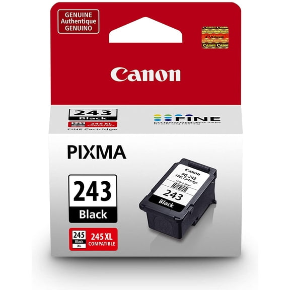 PG-243 Black Ink Cartridge Compatible to iP2820 MX492, MG2420, MG2520, MG2920, MG2922, MG2924 MG3020, MG2525, TS3120, TS302, TS202 and TR4520 AND CL-244 Color Ink Cartridge