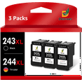 thumbnail image 1 of PG-243 CL-244 243 and 244 Black and Color Ink Cartridge Compatible to iP2820 MX492, MG2420, MG2520, MG2920, MG2922, MG2924 MG3020, MG2525, TS3120, TS302, TS202 and TR4520, 1 of 6