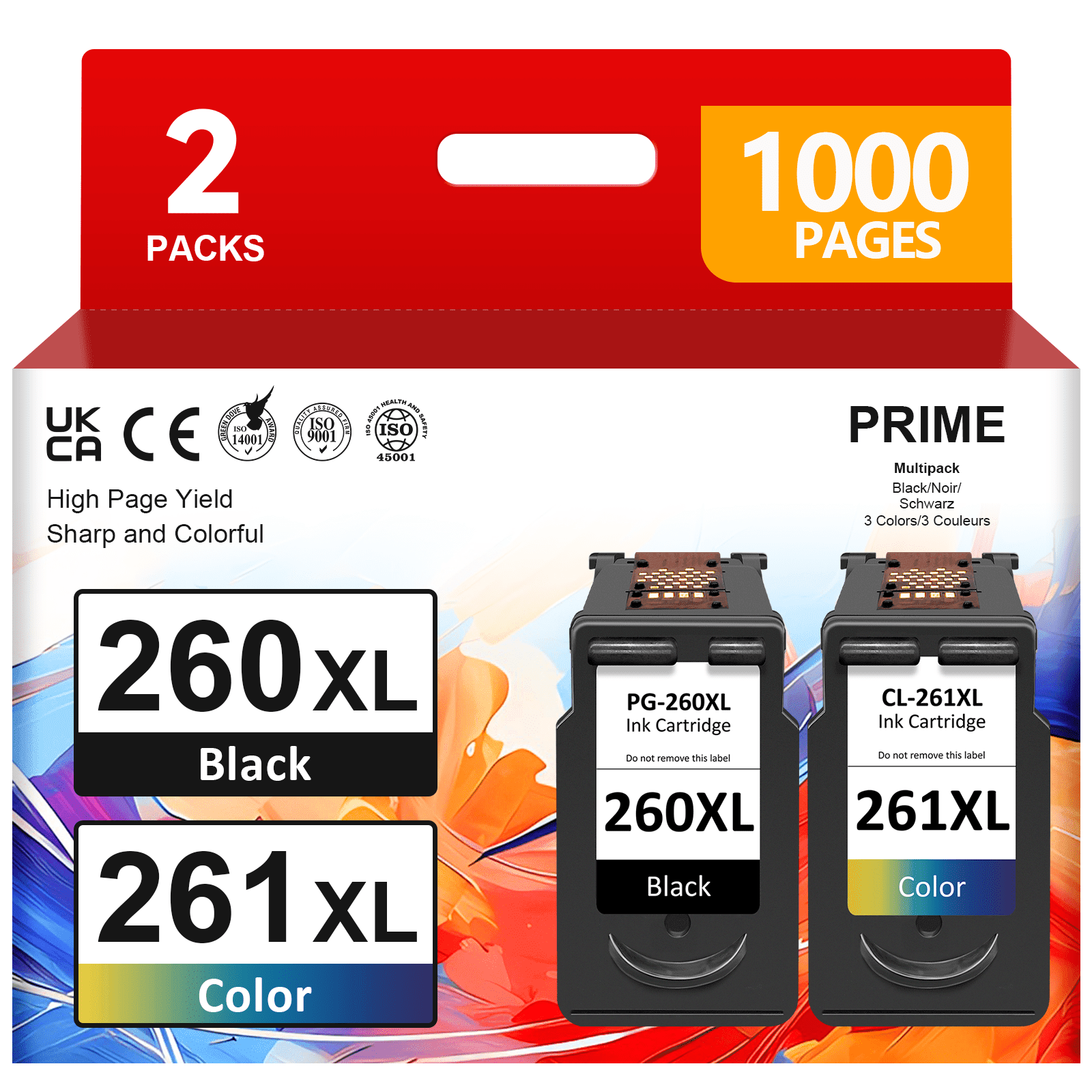 Cartucho De Tinta Canon Pg-260xl Negro Original | Envío Gratis