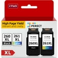 thumbnail image 1 of PG-260XL/CL-261XL Ink Cartridges for Canon PG-260XL/CL-261XL Value Pack for TS6420 TR7020 TS5320, 1 of 8