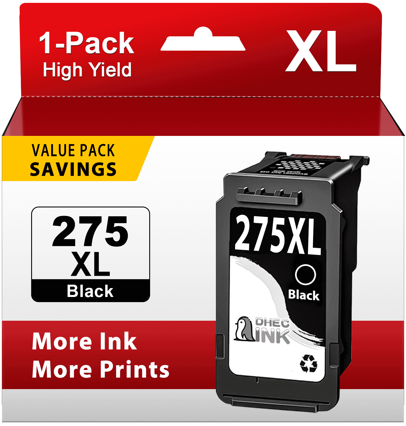 PG 275 Black Ink Cartridge Compatible for Canon 275 Ink for Canon ink 275 275XL for Canon PIXMA TS3522 (1 Black)