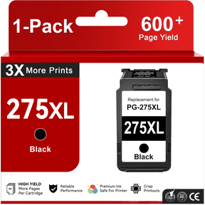 PG 275 Black Ink Cartridge Compatible for Canon 275 Ink for Canon ink 275 275XL for PIXMA TS3522 TS3722 TR4722 (1 Black)