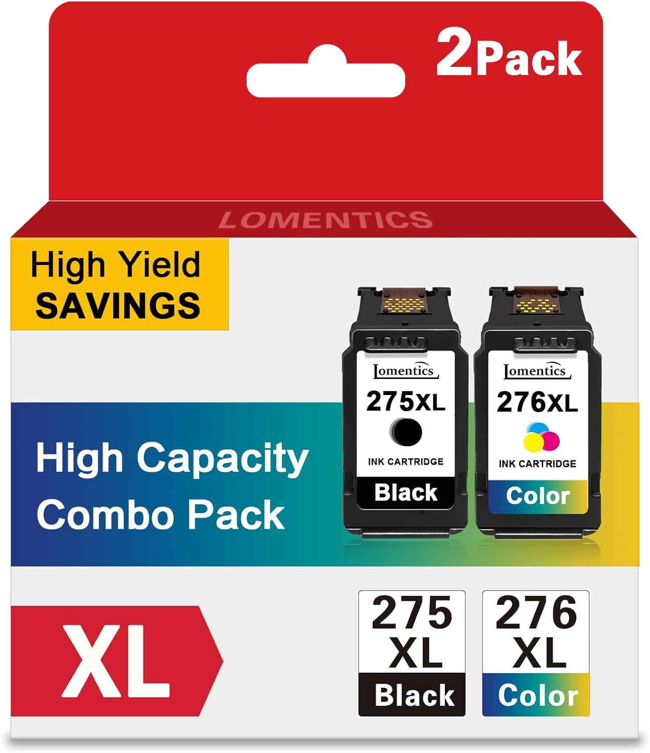 PG275 XL/CL276 XL Value Pack Ink Cartridge (1 Black, 1 Color, 2 Pack