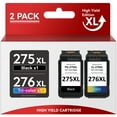 thumbnail image 1 of PG-275XL/CL-276XL Compatible for Canon Ink 275 and 276 Black and Color Ink for Pixma TS3500 TS3522 TR4720 TR4700 TR4722 Printer (2-Pack), 1 of 7