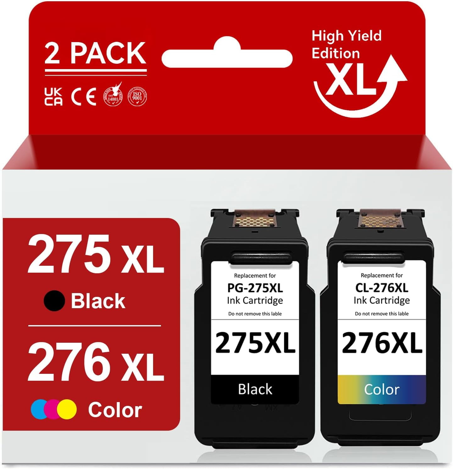 PG275XL CL276XL ink Cartridges Replacement for Canon 275 276 ink