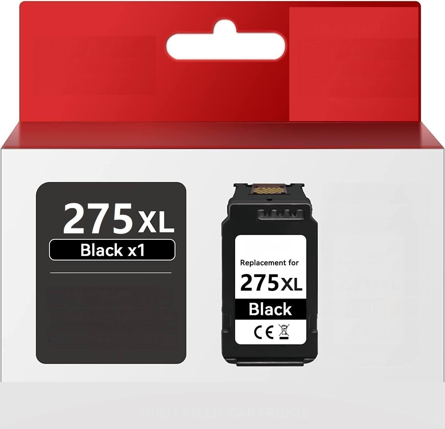 PG-275XL High-Yield Ink Cartridge, for Canon PIXMA Printers, Black, PG-275XL
