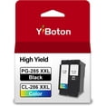 thumbnail image 1 of PG-285 XXL Black/CL-286 XXL Color Large Capacity Ink Cartridge Replacement for Canon PG285 CL286 PG-285XXL CL-286XXL Ink for Canon TS7720 7720 TS7722 and TR7820 Printer(2-Pack), 1 of 4