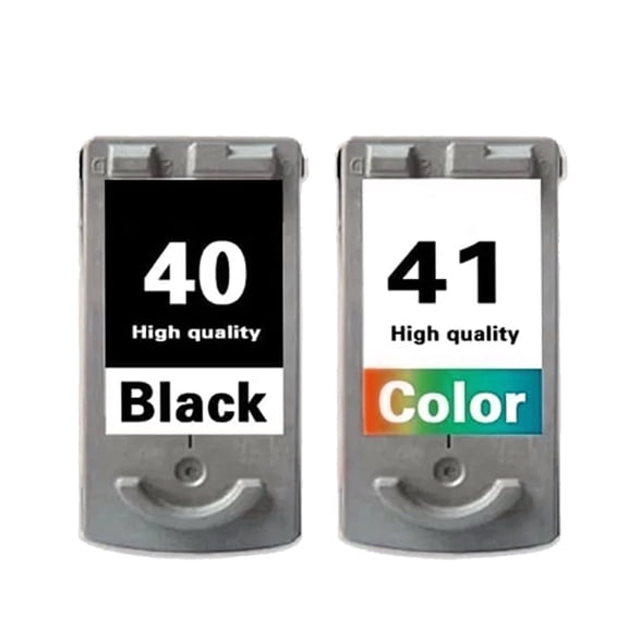 PG40 CL41 Printer Ink Cartridge Compatible for Canon PG40 canon mx310 ink MP160 190 1700 IP1800 2600 Printer(2 Pack)
