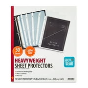 Pen+Gear Heavyweight Sheet Protectors, Letter Size, 8.5 x 11, 50 Count