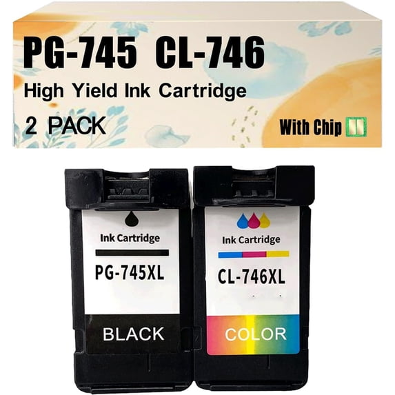 PG-745 CL-746 PG 745 CL 746 Ink Cartridges Compatibles for Canon IP2870 2870S MG2470 2570 2570S 2970 3070 3077 Printers